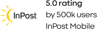 InPost Mobile: 5.0 rating from 500k users
